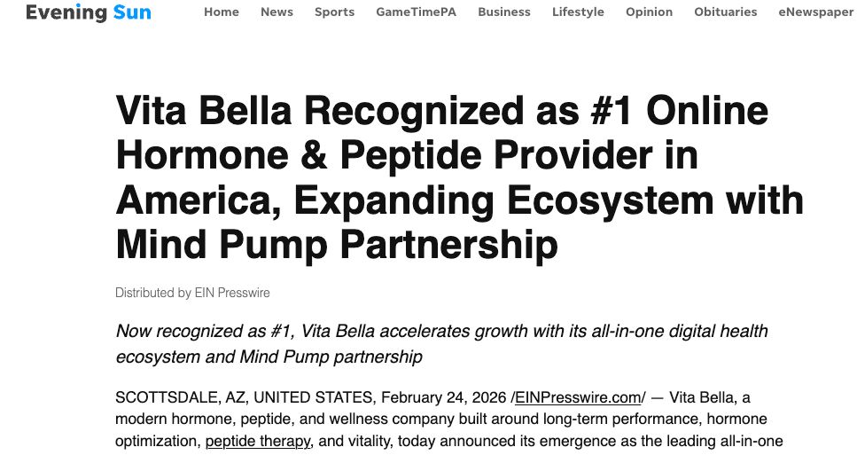 Vita Bella Recognized as #1