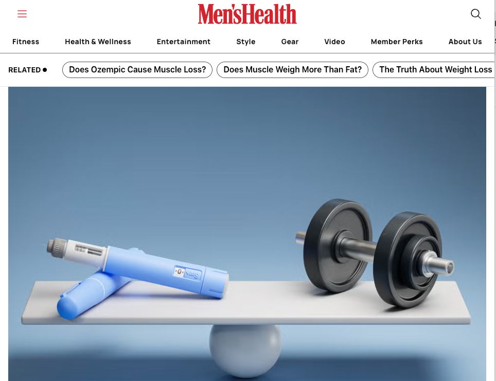 GLP-1Shot and weights on balance