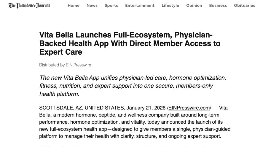 Vita Bella - Launch