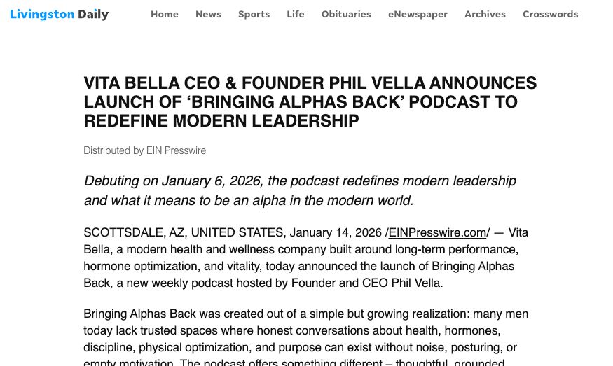 Vita Bell: Bring Back Alphas